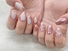 ネイルサロン ドゥ(Nail Salon Doux)/（平田）ハートミラーネイル
