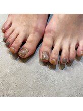 エム(em)/冬フットネイル