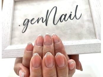 ゲンネイル(gen Nail)/数年の王道人気ガラスフレンチ☆