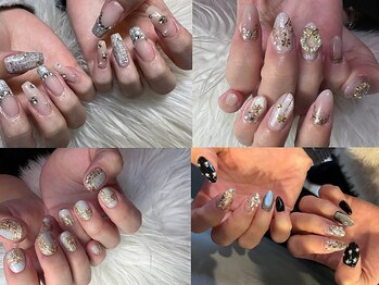 ネイルサロン アール(NAIL SALON R)の写真/【イメージ以上!!】ネイル好きのお客様も大満足のデザイン力で、あなたの"したい"を形にするお手伝い♪
