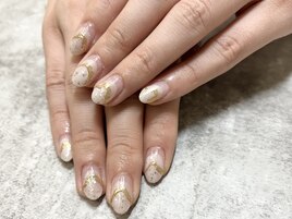 塗りかけ定額ネイル