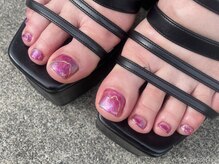 ネイル アトリエ コモード(nail atelier Comodo)/インクネイル [ルビー]