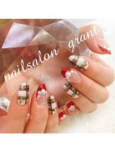 グラント(NAIL SALON&SCHOOL grant)/グレンチェック　6900円