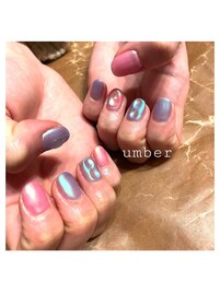ぷるぷるミラーネイル☆