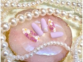 フラワーネイル¥6480