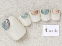 アイネイルズ 三宮店(I nails)/先端ぷっくりマグネット￥7000