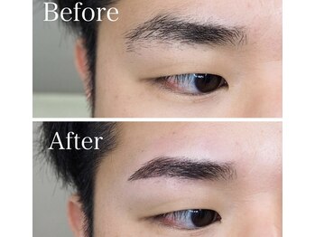 ブラン 岡山店(Blanc)/メンズアイブロウ