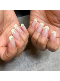 カラーフレンチネイル