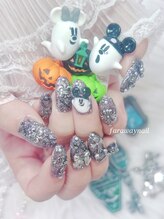 ファラウェイネイル(Faraway nail)/ハロウィンネイル☆3Dネイル