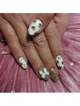 ハートリボンネイル♪