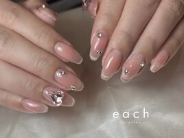 チーク×マグネット×ビジュー