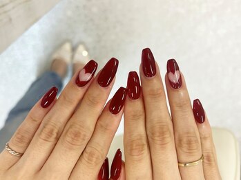 リベラ 名駅店(LIBERA)の写真/キレイに自爪を伸ばしたい方必見！折れてしまった方にも◎高技術だからこそ出来る美爪長さだし【1本¥480】