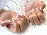 【HAND】フレンチアートネイル 写真持ち込みOK!! 《フィルインオフ可》