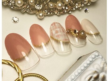ネイルサロン リベルテ(Nailsalon LIBERTE)/ツイードネイル¥¥13500