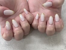 ネイルサロン ドゥ(Nail Salon Doux)/(平田)ミラーフレンチネイル