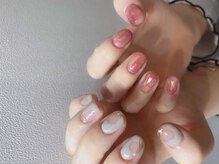 ビューティービースト フォー ネイルアンドアイラッシュ 熊本店(beauty:beast)/ニュアンス アシメデザイン