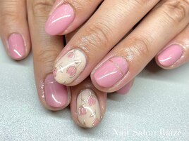 フラワーネイル/春ネイル