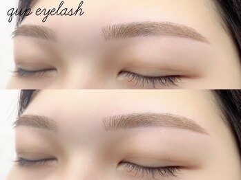 クプアイラッシュ 新宿店(qup eyelash)の写真/理想の眉毛スタイリング☆アイブロウWAXでマスク映え!!シャープで印象的な際立つ目元を繊細に再現♪