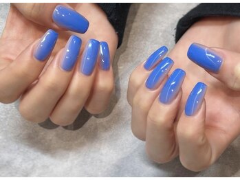 ネイルアンドアイラッシュスタジオ シュシュ(chouchou)/涼やかカラー・縦グラ