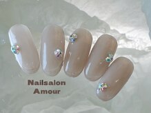 アムールユシマテン 上野湯島店(Amour)/ キラキラ秋のネイルコース¥7980