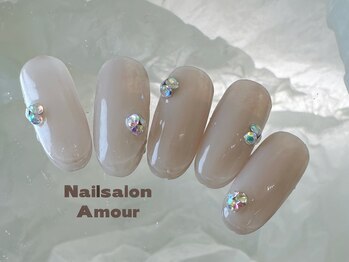 アムールユシマテン 上野湯島店(Amour)/ キラキラ秋のネイルコース¥7980