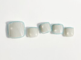 囲み ぷっくり ラメ　マグネット