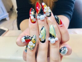 成人式ネイル（スカルプ）