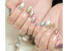 キュアネイル(Qa Nail)/虹マグネット☆グラデーション