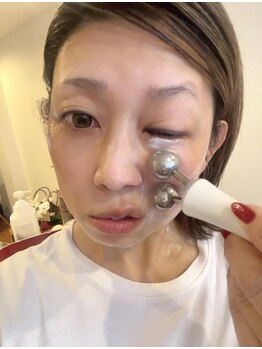 プルメリア(Plumer’a)の写真/全顔筋力強化でたるみ改善！深いホウレイ線や眼精疲労、肩凝りも同時改善♪これ以上にない贅沢MENU☆