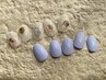 夏限定【HAND】ニュアンス石ネイル（オフ・ケア込）¥7000
