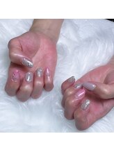 ネイリュー 倉敷店(naiLiu)/ピンクキラキラネイル