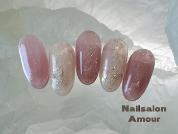 キラキラ秋のネイルコース¥7980