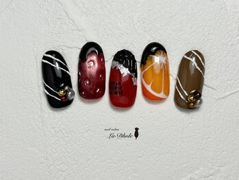 フルーツ×チョコネイル