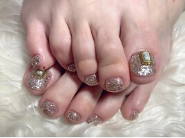 フットラメネイル♪