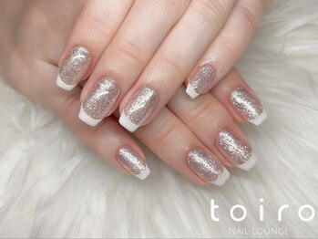 トイロ(toiro)/【フレンチ】ラメフレンチ