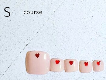定額ネイルSコース　フット