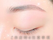 :*+≪アイブロウWAX/間引きメニュー　ご来店時の注意事項≫+*: