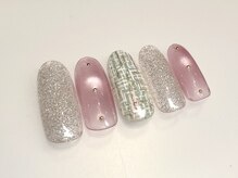 ネイルサロン シュシュ(Chou Chou)/オーロラツイードネイル