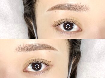 エルメ(Elme)/眉スタイリング+眉カラー&まつパ