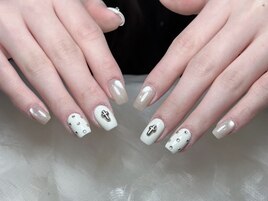 シンプル持ち込みデザインネイル