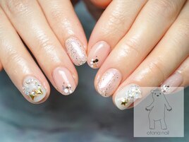 クリスタルツリー&リースネイル