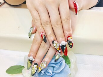 ブリエカドー(Briller Cadeau)/成人式ネイル(スカルプ)