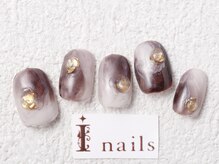 アイネイルズ 梅田店(I nails)/くすみカラーニュアンス￥8200