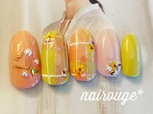 ネイル―ジュ 札幌大通店(nairouge*)/フラワーチェック♪