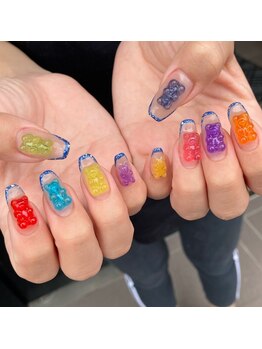 トータルサロン 白べぇーっ プラス/☆派手派手ネイル☆