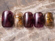 アイネイルズ 吉祥寺店(I nails)/カシスブラウンインクネイル