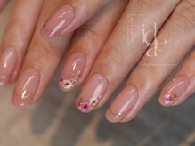 イデアバイロンド(idea by Rond)/春の押し花ネイル♪