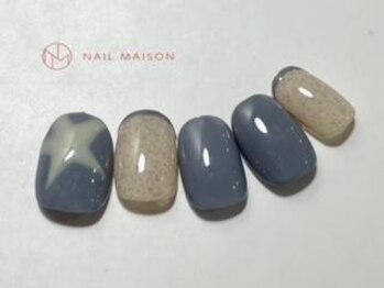 ネイルメゾン 梅田(NAIL MAISON)/スター細フレンチ