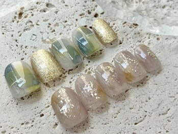 ネイルサロンキティ(nail salon Kitty)の写真/フィルインや長さ出しもご相談下さい!!折れ/欠け/深爪のお悩みも◎高技術スタッフだからこその提案力も魅力