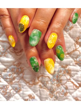 ネイルサロン春/マーブル【パラジェル】所沢